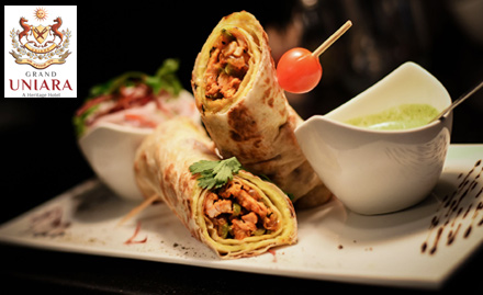 Grand Uniara Jawaharlal Nehru Marg - Relish your taste buds with 15% off on total bill!