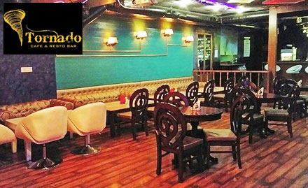 Tornado Cafe & Resto Bar Punjabi Bagh - Enjoy 20% off on food bill!