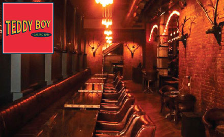 Teddy Boy Connaught Place - Upto 45% off on 3 course meal, IMFL & more! 