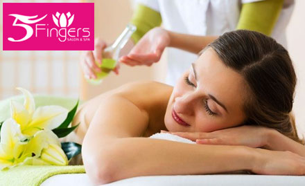 5-Fingers Spa & Salon Bellandur - Get full body aroma massage, welcome drink & more starting at just Rs 870!