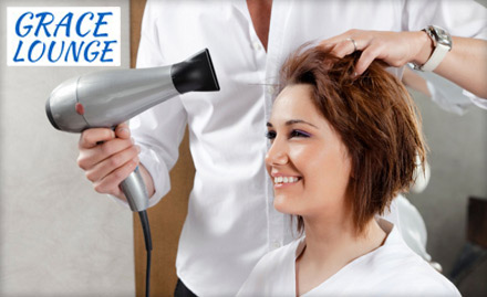 Grace Lounge Lajpat Nagar 2 - Pay just Rs 999 for hair highlighting, haircut & blow dry!