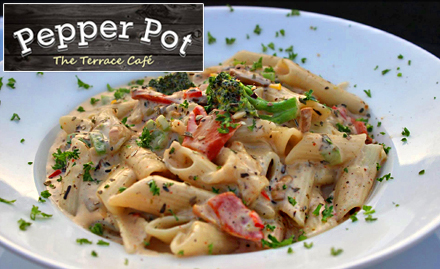 Pepper Pot - The Terrace Cafe Sector 56, Gurgaon - Get BOGO offer on beverages!