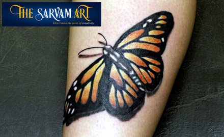 The Sarvam Art Bhayandar West - Waiting to get inked? 40% off on permanent tattoo!