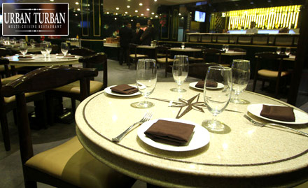Urban Turban - The Metropolitan Club Gomti Nagar - 20% off on total bill. Indulge in a lavish & fine dining experience!