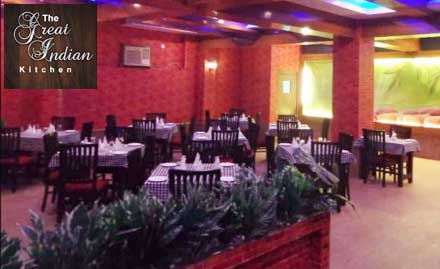 The Great Indian Kitchen Gomti Nagar - Get 20% off on Chinese, Continental & North Indian cuisine!
