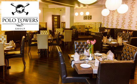 Ginger - Hotel Polo Towers New Colony - 15% off on food bill. Enjoy Continental, Chinese and Indian cuisines!