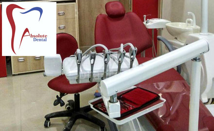 Absolute Dental DLF Phase 2, Gurgaon - Upto 30% off on tooth jewellery, root canal, extraction, cosmetic filling & more!
