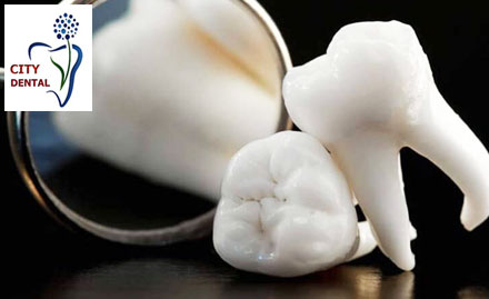 City Dental Clinic Sector 37, Faridabad - Get teeth cleaning, scaling, air polishing & more at just Rs 170!