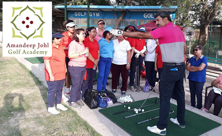 Amandeep Johl Golf Academy August Kranti Marg - Get 3 sessions of golf training starting at Rs 570!