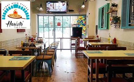 Haristo Cafe & Pizzeria Sector 72, Noida - Eat good, feel good! Get 20% off on total bill