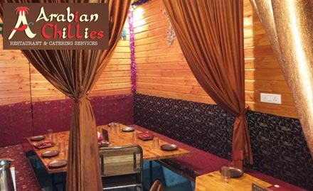 Arabian Chillies Restaurant Navi Mumbai - Do it like the Arabs do! Get 20% off on Arabian food & more