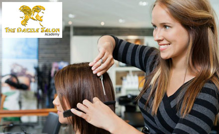 The Dazzle Salon Academy Sector 25 Noida - Get Hair rebonding or smoothening at just Rs 3499!
