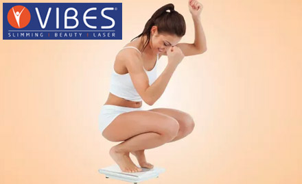 Vibes Health Care Limited Banjara Hills - Rs 4999 for 5 Kg ,5 Body firming and 5 Inch Loss Therapy services worth Rs 15000!