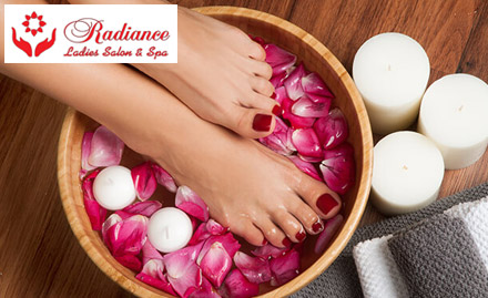 Radiance Ladies Salon & Spa Borivali West - There’s nothing a good manicure can’t fix!radiant manicure and pedicure in RS 700 only.