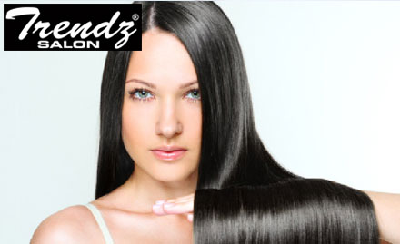 Trendz Salon Janakpuri - Get Hair Keratin Treatment or smoothening  and more at just Rs 4000!