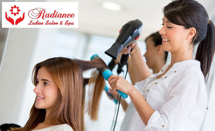 Radiance Ladies Salon & Spa Borivali West - Make your mom smile! Get Upto 40% off on hair care services.
