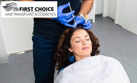 First Choice Hair Transplant & Cosmetics Tagore Nagar - Pay Rs 49 Get upto 50% off on PRP Therapy, Hair Transplant and more! 
