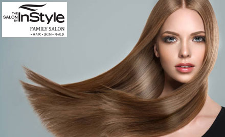 Instyle salon Mulund East - Fall in love with taking care of yourself! Get Upto 50% off on facial, manicure and clean up ,keratin and more.