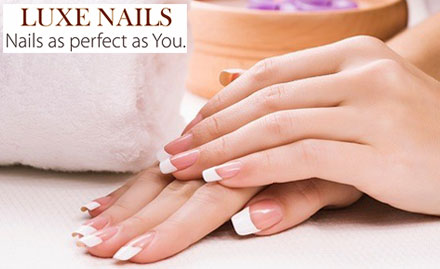 Luxe Nails Kalkaji - Get French nail extension in just Rs 899!