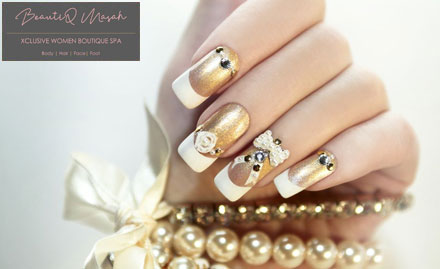 Beautiq masah Defence Colony - Rs 1499 for permanent gel nail extensions and Nail paint worth Rs 2300