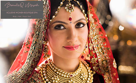 Beautiq masah Defence Colony - Bridal makeup for just Rs. 14999