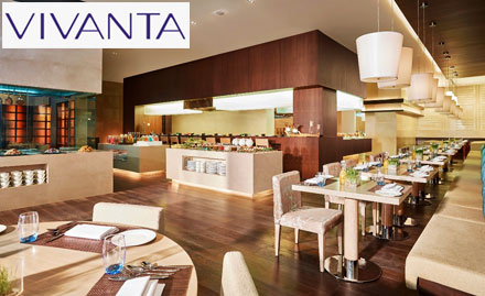 Indus Express Vivanta By Taj Sector 21, Dwarka - The Future of Tradition! Get 25% off on food & soft beverage. 